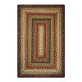 Homespice Decor 11 x 36 in. Gingerbread Oval Table Runner - Brown, Deep Red 571809